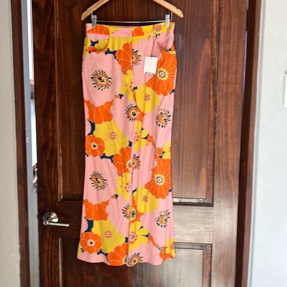 Zara Floral Print Pants